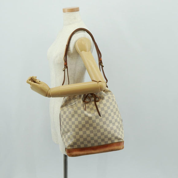 LOUIS VUITTON Damier Azur Noe Shoulder Bag N42222 LV Auth 160883