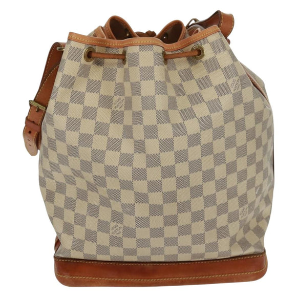 LOUIS VUITTON Damier Azur Noe Shoulder Bag N42222 LV Auth 160883