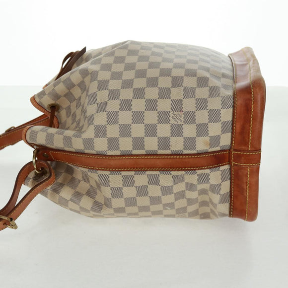 LOUIS VUITTON Damier Azur Noe Shoulder Bag N42222 LV Auth 160883