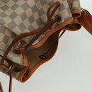LOUIS VUITTON Damier Azur Noe Shoulder Bag N42222 LV Auth 160883-7