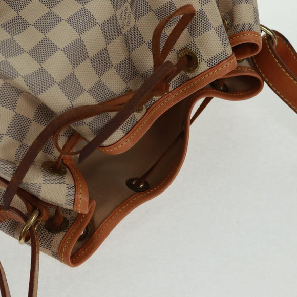 LOUIS VUITTON Damier Azur Noe Shoulder Bag N42222 LV Auth 160883