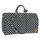 LOUIS VUITTON Damier Distorted Keepall Bandouliere 50 Bag N50028 Auth 160887SM-1