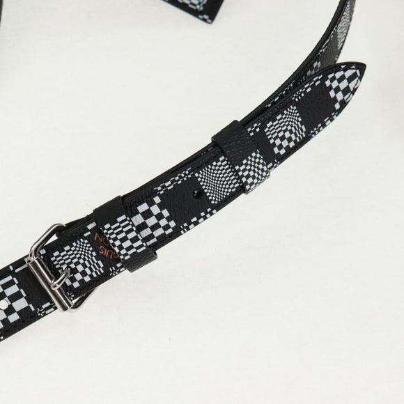 LOUIS VUITTON Damier Distorted Keepall Bandouliere 50 Bag N50028 Auth 160887SM