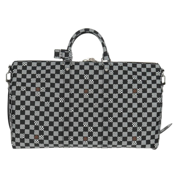 LOUIS VUITTON Damier Distorted Keepall Bandouliere 50 Bag N50028 Auth 160887SM