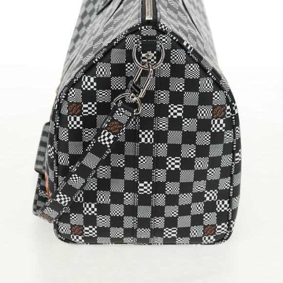LOUIS VUITTON Damier Distorted Keepall Bandouliere 50 Bag N50028 Auth 160887SM