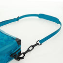 LOUIS VUITTON Monogram Mesh Soft Trunk Bag Blue M45074 LV Auth 160888SAM-16