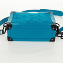 LOUIS VUITTON Monogram Mesh Soft Trunk Bag Blue M45074 LV Auth 160888SAM-6