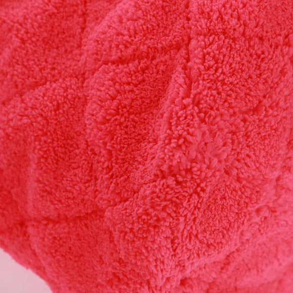 CHANEL Matelasse Chain Shoulder Bag Pile 2way Pink Silver CC Auth 160891SAV