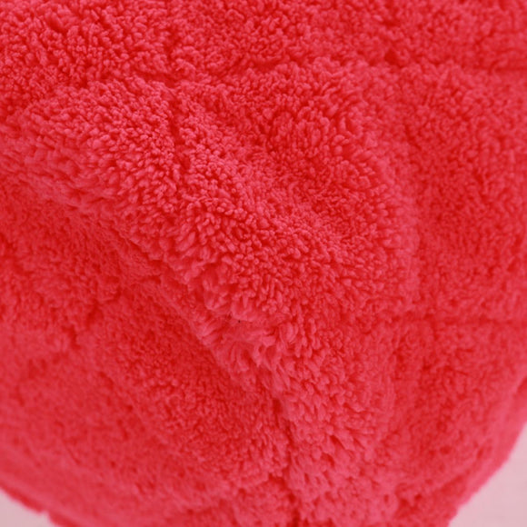 CHANEL Matelasse Chain Shoulder Bag Pile 2way Pink Silver CC Auth 160891SAV