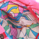 CHANEL Matelasse Chain Shoulder Bag Pile 2way Pink Silver CC Auth 160891SAV-23