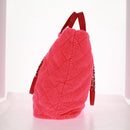 CHANEL Matelasse Chain Shoulder Bag Pile 2way Pink Silver CC Auth 160891SAV-4