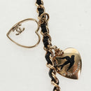 CHANEL Mini Matelasse 14 Chain Bag Lamb Skin Black Gold CC Auth 160892SAM-9