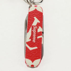 LOUIS VUITTON Monogram LV × Supreme Key Ring Pocket Tool MP2070 LV Auth 160894SM - 0