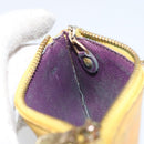 LOUIS VUITTON Epi Pochette Cles Coin Purse Yellow M63809 LV Auth 160898-11