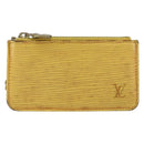 LOUIS VUITTON Epi Pochette Cles Coin Purse Yellow M63809 LV Auth 160898-13