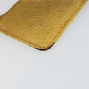 LOUIS VUITTON Epi Pochette Cles Coin Purse Yellow M63809 LV Auth 160898-14