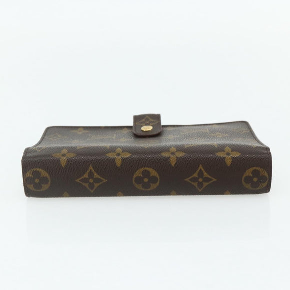LOUIS VUITTON Monogram Agenda MM Day Planner Cover R20105 LV Auth 160899