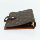 LOUIS VUITTON Monogram Agenda MM Day Planner Cover R20105 LV Auth 160899-5