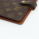 LOUIS VUITTON Monogram Agenda MM Day Planner Cover R20105 LV Auth 160899-7