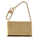 LOUIS VUITTON Porte Cles Aventur Plate Charm metal Gold Tone M95280 Auth 160900V-2