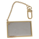 LOUIS VUITTON Porte Cles Aventur Plate Charm metal Gold Tone M95280 Auth 160900V-3