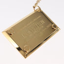 LOUIS VUITTON Porte Cles Aventur Plate Charm metal Gold Tone M95280 Auth 160900V-4