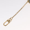 LOUIS VUITTON Porte Cles Aventur Plate Charm metal Gold Tone M95280 Auth 160900V-6
