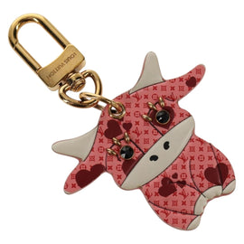 LOUIS VUITTON Monogram Porte ClesLV Rodeo Key Holder Pink M80243 LV Auth 160901M