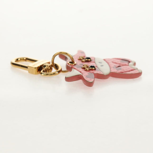 LOUIS VUITTON Monogram Porte ClesLV Rodeo Key Holder Pink M80243 LV Auth 160901M