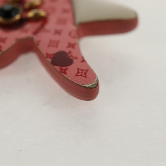 LOUIS VUITTON Monogram Porte ClesLV Rodeo Key Holder Pink M80243 LV Auth 160901M