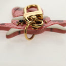 LOUIS VUITTON Monogram Porte ClesLV Rodeo Key Holder Pink M80243 LV Auth 160901M-11