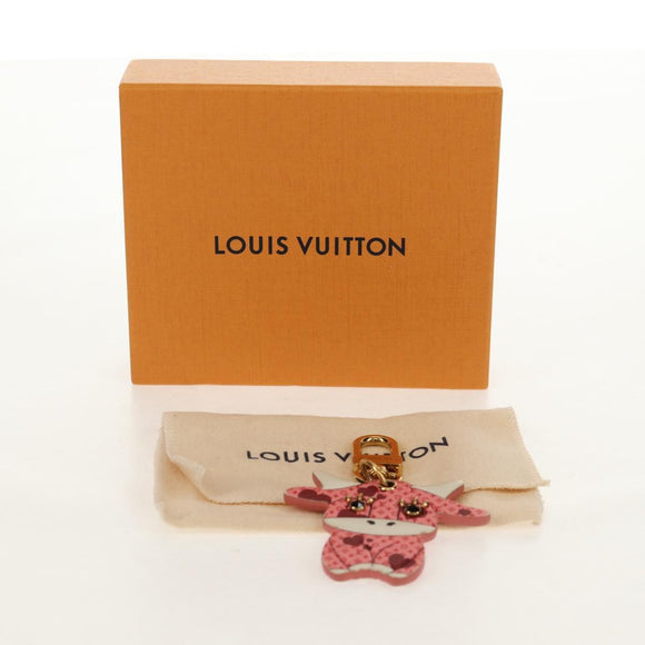 LOUIS VUITTON Monogram Porte ClesLV Rodeo Key Holder Pink M80243 LV Auth 160901M