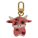 LOUIS VUITTON Monogram Porte ClesLV Rodeo Key Holder Pink M80243 LV Auth 160901M-13