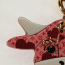 LOUIS VUITTON Monogram Porte ClesLV Rodeo Key Holder Pink M80243 LV Auth 160901M-2