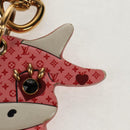 LOUIS VUITTON Monogram Porte ClesLV Rodeo Key Holder Pink M80243 LV Auth 160901M-3
