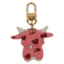 LOUIS VUITTON Monogram Porte ClesLV Rodeo Key Holder Pink M80243 LV Auth 160901M-7
