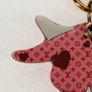LOUIS VUITTON Monogram Porte ClesLV Rodeo Key Holder Pink M80243 LV Auth 160901M-14