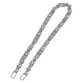 LOUIS VUITTON Dauphine Chain Strap Shoulder Strap metal Silver Tone Auth 160902 - 0