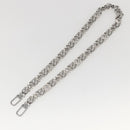 LOUIS VUITTON Dauphine Chain Strap Shoulder Strap metal Silver Tone Auth 160902-6
