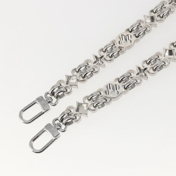 LOUIS VUITTON Dauphine Chain Strap Shoulder Strap metal Silver Tone Auth 160902