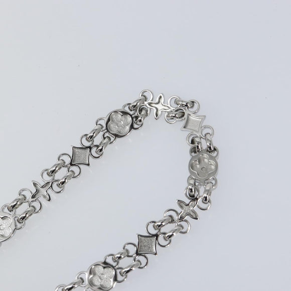 LOUIS VUITTON Dauphine Chain Strap Shoulder Strap metal Silver Tone Auth 160903