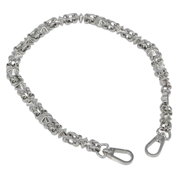 LOUIS VUITTON Dauphine Chain Strap Shoulder Strap metal Silver Tone Auth 160903