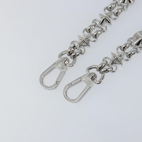 LOUIS VUITTON Dauphine Chain Strap Shoulder Strap metal Silver Tone Auth 160903