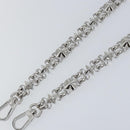 LOUIS VUITTON Dauphine Chain Strap Shoulder Strap metal Silver Tone Auth 160903-4