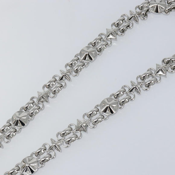 LOUIS VUITTON Dauphine Chain Strap Shoulder Strap metal Silver Tone Auth 160903