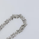 LOUIS VUITTON Dauphine Chain Strap Shoulder Strap metal Silver Tone Auth 160903-6