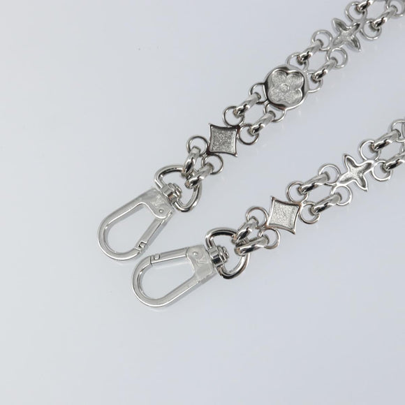 LOUIS VUITTON Dauphine Chain Strap Shoulder Strap metal Silver Tone Auth 160903
