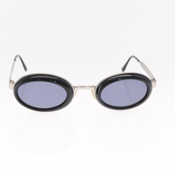 CHANEL Sunglasses metal Silver tone CC Auth 160904