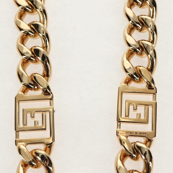 FENDI Chain Strap metal Gold Tone Auth 160905V