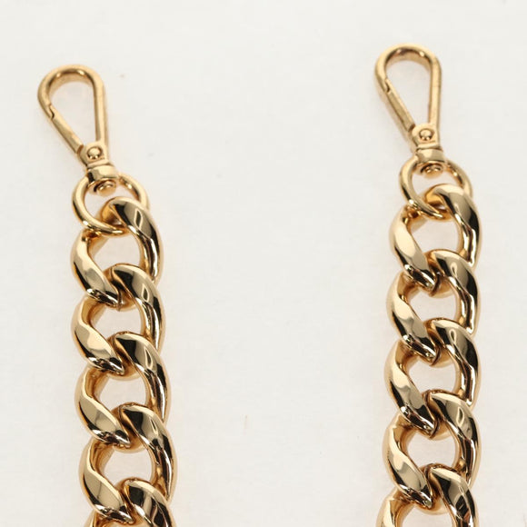 FENDI Chain Strap metal Gold Tone Auth 160905V